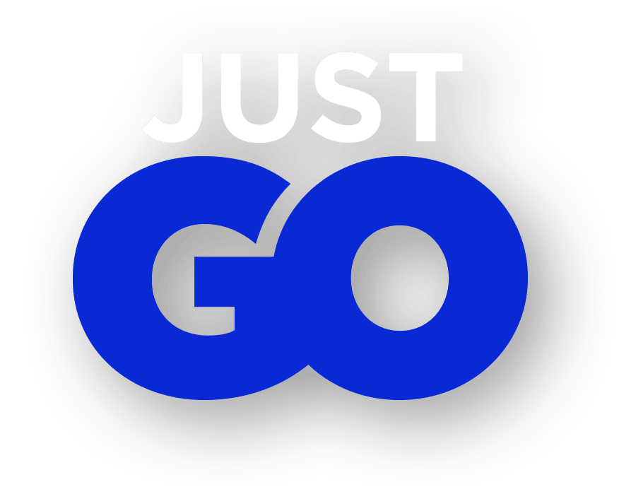 Tagline: Just Go (Electric Blue)