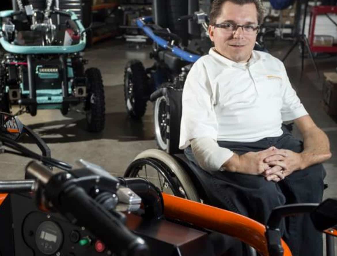 tempe mobility manufacturer changes lives - Entrepreneur: Tempe mobility vehicle manufacturer wants to change lives