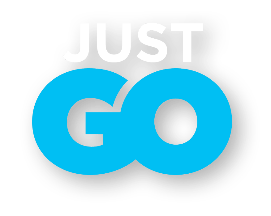 Tagline: Just Go (Blue)