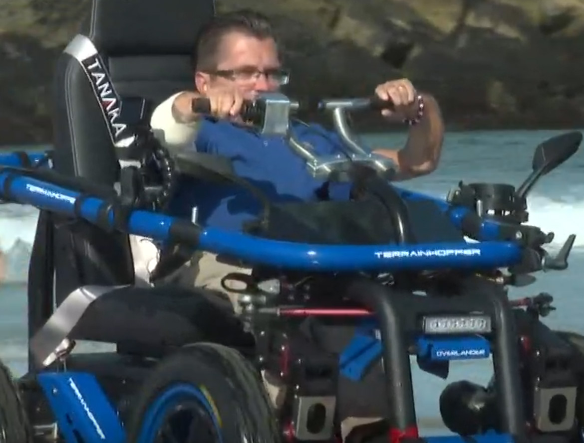 nbc blog - Terrain Hopper takes those with mobility issues to the beach